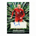 2025 Topps Chrome UCC Franck Ribery Black Lazer Auto Neon Green Refractor /99