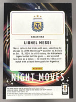 2025 Panini Donruss Road to FIFA World Cup 26' Lionel Messi #5 Night Moves SSP