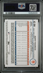 2024 Topps Chrome Update Orange Wave Ronny Mauricio #AC-RM RC Auto PSA 10