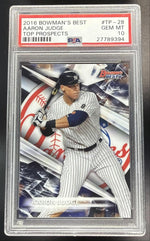 2016 Bowman's Best Top Prospects Aaron Judge #TP28 PSA 10
