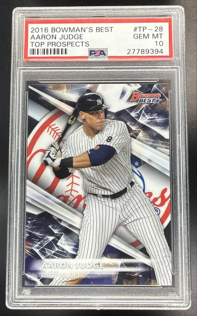 2016 Bowman's Best Top Prospects Aaron Judge #TP28 PSA 10