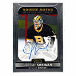2021 O-Pee-Chee Platinum Jeremy Swayman Rookie Auto RC