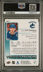 2018 Upper Deck Young Guns Elias Pettersson #248 PSA 10