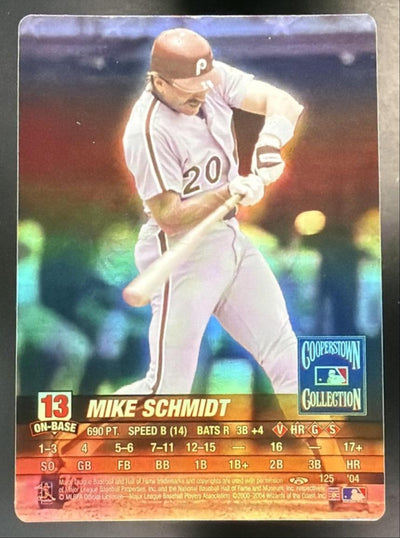 2004 MLB Showdown Mike Schmidt Cooperstown Collection FOIL #125