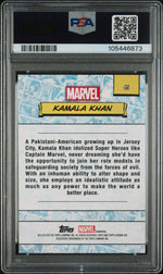 2024 Topps Chrome Sapphire Purple Kamala Khan #45 /10 PSA 10