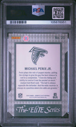 2024 Panini Donruss Elite 1992 Elite Rookies Status Die-Cut-Green Michael Penix Jr. #20 /7 PSA 9