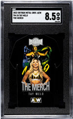 2022 Skybox Metal Universe Aew #TM-24 Tay Melo The Merch SGC 8.5