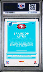 2020 Donruss Optic Rated Rookie Holo Prizm Brandon Aiyuk #169 PSA 10