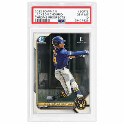 2022 Bowman Chrome Prospect Jackson Chourio #BCP-79 PSA 10