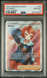 2022 Pokemon SWSH #189 Arezu Lost Origin PSA 10