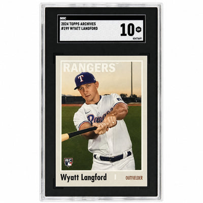 2024 Topps Archives #199 Wyatt Langford Rookie RC SGC 10