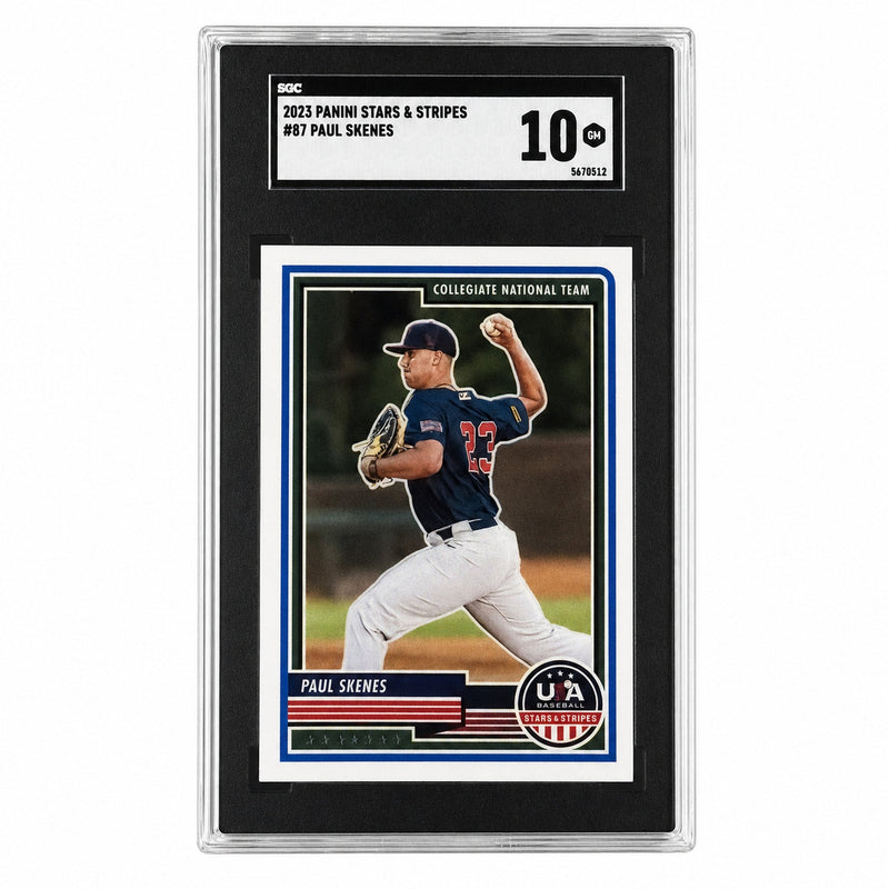 2023 Panini Stars & Stripes #87 Paul Skenes Rookie RC SGC 10