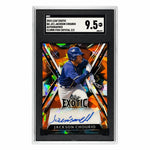 2023 Leaf Exotic Jackson Chourio Clown Fish Crystal Auto /3 SGC 9.5