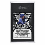 2023 Leaf Exotic Jackson Chourio Clown Fish Crystal Auto /3 SGC 9.5