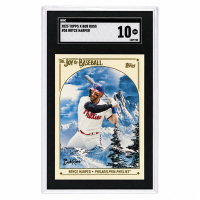 2023 Topps X Bob Ross #58 Bryce Harper SGC 10