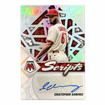 2022 Panini Mosaic Cristopher Sanchez Rookie Scripts Holo Auto RC