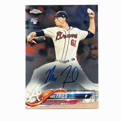 2018 Topps Chrome Max Fried Rookie RC Auto
