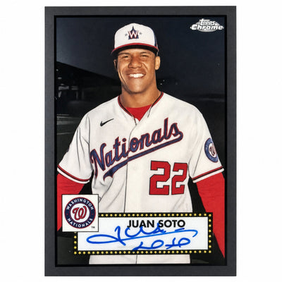 2021 Topps Chrome Juan Soto Platinum Anniversary Auto