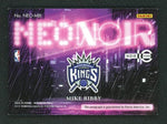 2022 Panini Noir NEO-MBI Mike Bibby Neon Noir /125 Sacramento Kings Auto