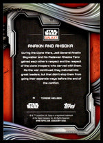 Topps Star Wars Galaxy 71 Anakin and Ahsoka /125