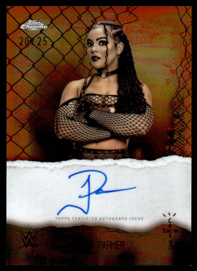 2025 Topps Chrome AKA-JPR Jaida Parker Astro Knights /25 NXT Auto