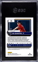 2022 Donruss Holo Purple Cal Quantrill #112 SGC 10