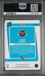2021 Panini Donruss Press Proof Purple Jalen Green #209 /199 PSA 9