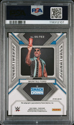 2024 Panini Prizm WWE Sensational Signatures Green Prizm Montez Ford #SSTEZ PSA 8
