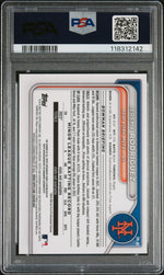 2024 Bowman Chrome Prospect Autographs Prospect Auto-Yellow Ref Jermy Rodriguez #CPAJRZ /75 PSA 10