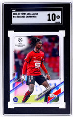 2020-21 Topps UEFA Japan Eduardo Camavinga #44 RC SGC 10