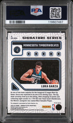2023 Panini Donruss Optic Signature Series Pink Luka Garza #SSGZA Auto /25 PSA 9