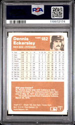 1983 Fleer Dennis Eckersley #182 PSA 10