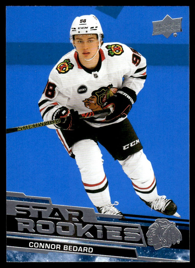 2023 Upper Deck Star Rookies 1 Connor Bedard Star Rookies Rookie Chicago
