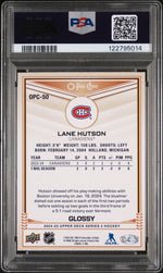2024 Upper Deck Series 2 O-Pee-Chee Glossy Lane Hutson #OPC50 PSA 9