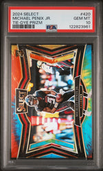 2024 Panini Select Prizm Tie Dye Michael Penix Jr. #420 /25 PSA 10