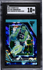 2022-23 Panini Flux Blue Cracked Ice Prizm Pat Connaughton #173 /25 SGC 10