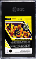 2022-23 Panini Flux Blue Cracked Ice Prizm Pat Connaughton #173 /25 SGC 10