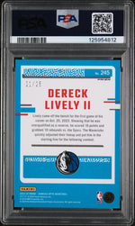2023 Donruss Optic Fast Break Pink Dereck Lively II #245 /25 PSA 9
