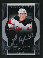 2023 Upper Deck Exquisite R34 Luke Hughes Rookie Devils Auto
