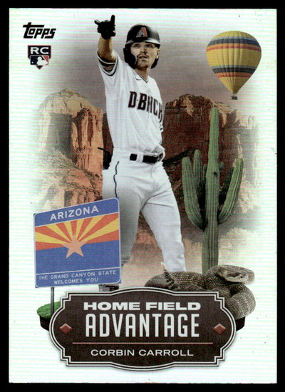 2023 Topps HA-15 Corbin Carroll Home Field Advantage Rookie Arizona Diamondbacks