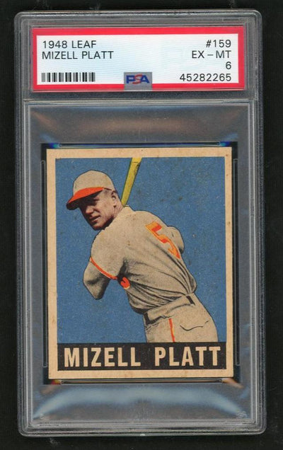 1949 Leaf/Donruss Mizell Platt #159 PSA 6