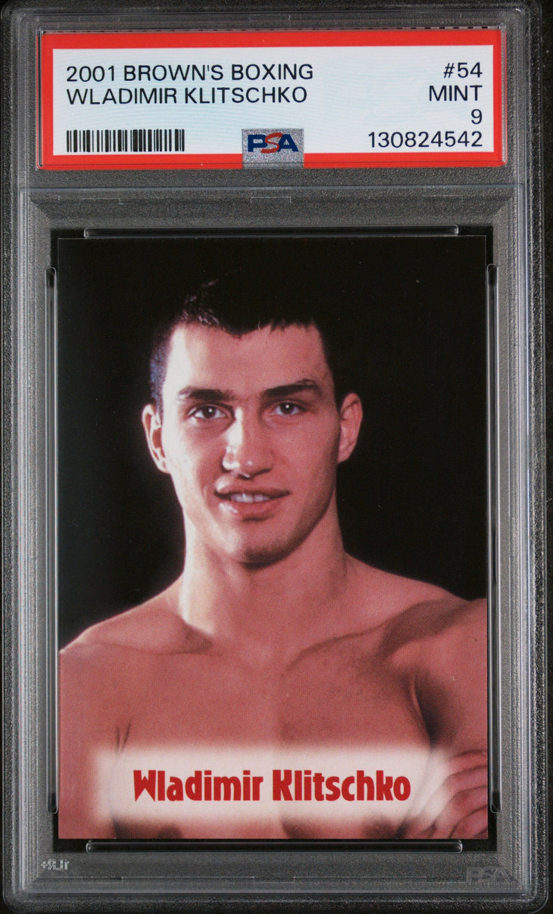 2001 Brown's Boxing Wladimir Klitschko #54 PSA 9