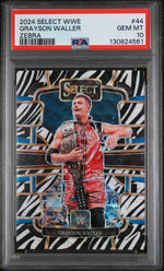 2024 Panini Select WWE Zebra Grayson Waller #44 PSA 10