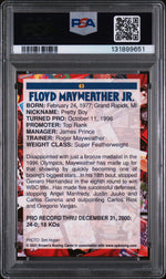 2001 Brown's Boxing Floyd Mayweather #63 PSA 9