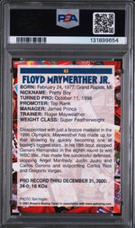 2001 Brown's Boxing Floyd Mayweather #63 PSA 10