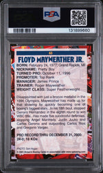 2001 Brown's Boxing Floyd Mayweather #63 PSA 8