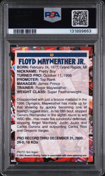 2001 Brown's Boxing Floyd Mayweather #63 PSA 10