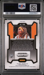 2024 Panini Prizm Draft Picks Snakeskin Prizm Rickea Jackson #44 PSA 9