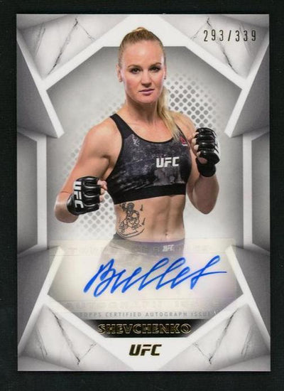 2020 Topps Striking Signatures STS-VS Valentina Shevchenko Striking Signatures /339 Auto