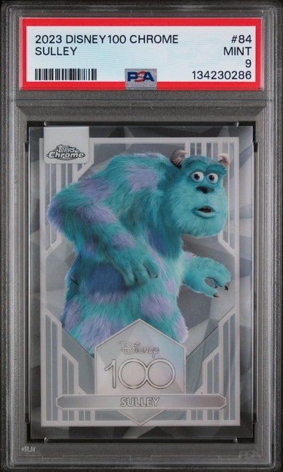 2023 Topps Chrome Disney100 Sulley #84 PSA 9